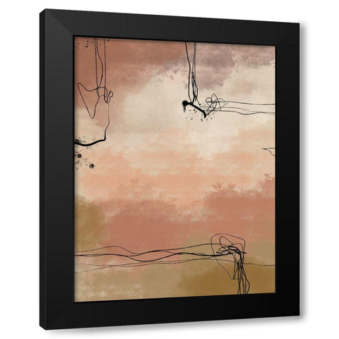 Cloud Gazing II Black Modern Wood Framed Art Print with Double Matting by Holman, Nicholas