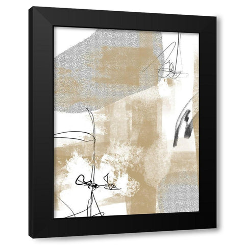 Scratched Lumber I Black Modern Wood Framed Art Print by Holman, Nicholas