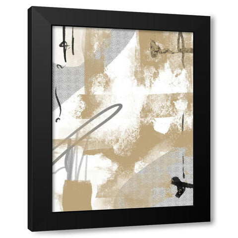 Scratched Lumber II Black Modern Wood Framed Art Print by Holman, Nicholas