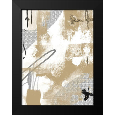 Scratched Lumber II Black Modern Wood Framed Art Print by Holman, Nicholas