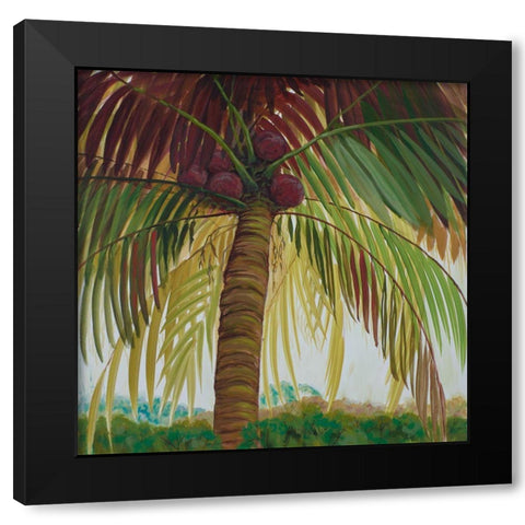 Tropics II Black Modern Wood Framed Art Print with Double Matting by Joy, Julie
