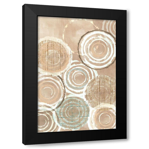 Woven Baskets II Black Modern Wood Framed Art Print by Kouta, Flora
