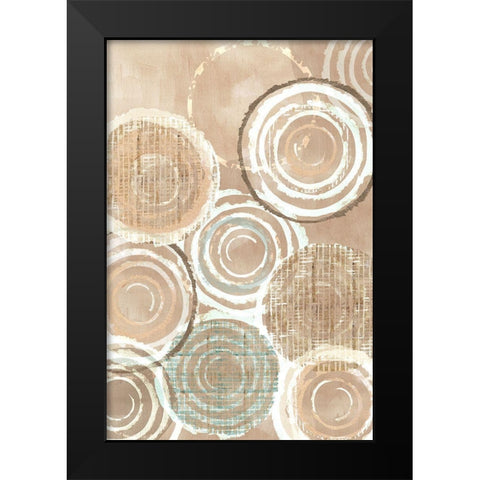 Woven Baskets II Black Modern Wood Framed Art Print by Kouta, Flora