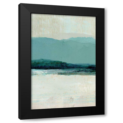 Summer Rain II Black Modern Wood Framed Art Print by Kouta, Flora