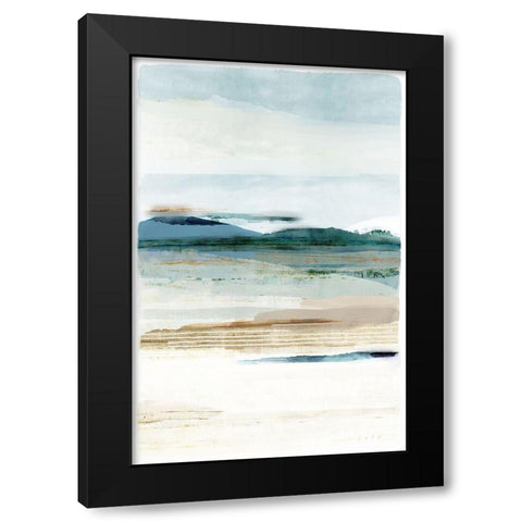 Solway Firth II Black Modern Wood Framed Art Print with Double Matting by Kouta, Flora