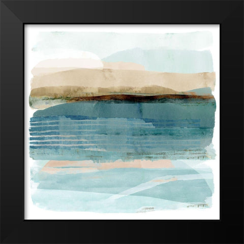 Freshwater Bay I Black Modern Wood Framed Art Print by Kouta, Flora