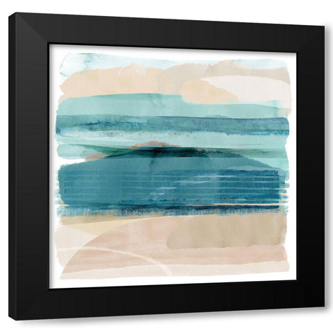 Freshwater Bay II Black Modern Wood Framed Art Print by Kouta, Flora