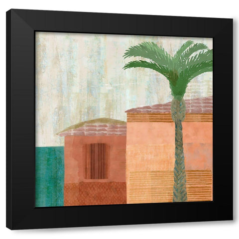 Vivenda Miranda  Black Modern Wood Framed Art Print by Kouta, Flora
