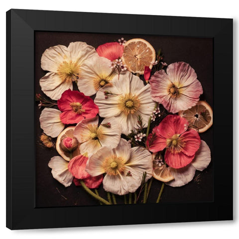 Sweet and Sour Black Modern Wood Framed Art Print by Maclean, Leah
