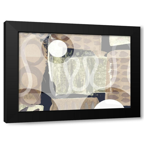 True Olio Black Modern Wood Framed Art Print by Naskrent, Delores