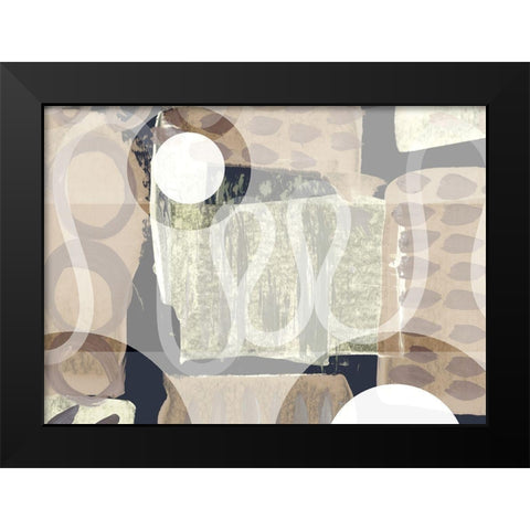 True Olio Black Modern Wood Framed Art Print by Naskrent, Delores