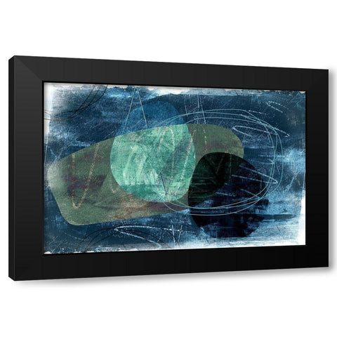 Oracle Black Modern Wood Framed Art Print with Double Matting by Naskrent, Delores