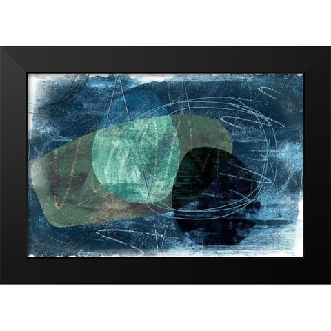 Oracle Black Modern Wood Framed Art Print by Naskrent, Delores