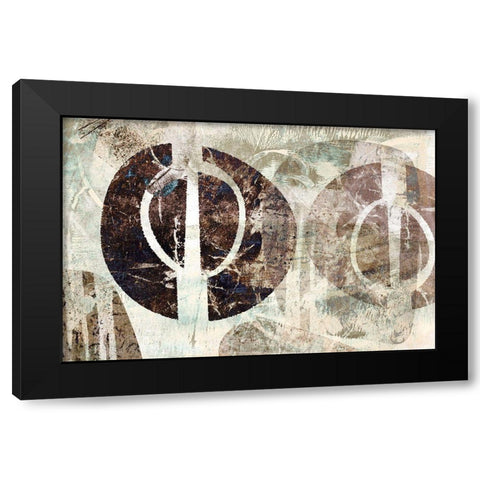 Mirror Image Black Modern Wood Framed Art Print with Double Matting by Naskrent, Delores