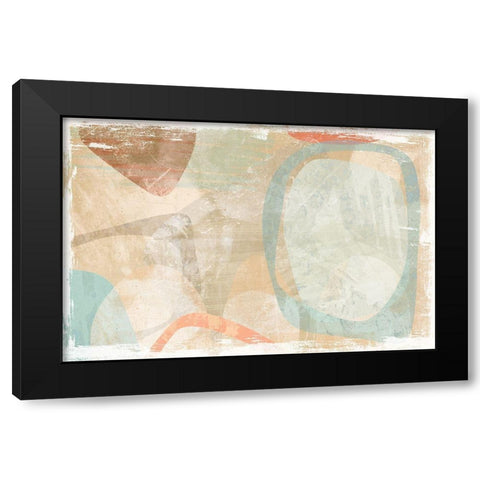 Similitude Black Modern Wood Framed Art Print with Double Matting by Naskrent, Delores