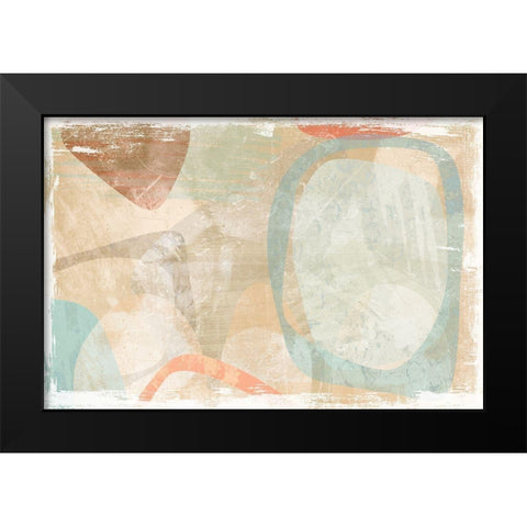 Similitude Black Modern Wood Framed Art Print by Naskrent, Delores