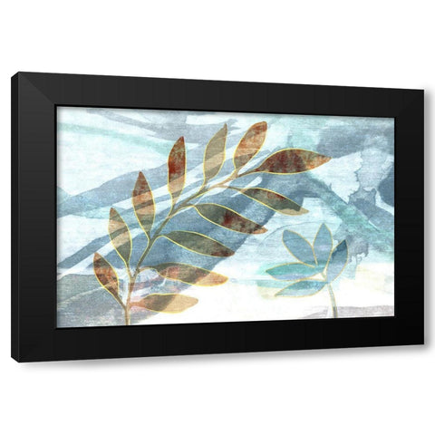 Meadow Scent Black Modern Wood Framed Art Print by Naskrent, Delores