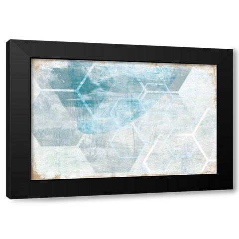 Intersection Black Modern Wood Framed Art Print with Double Matting by Naskrent, Delores