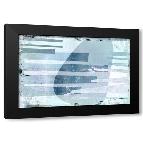 Joist Black Modern Wood Framed Art Print by Naskrent, Delores