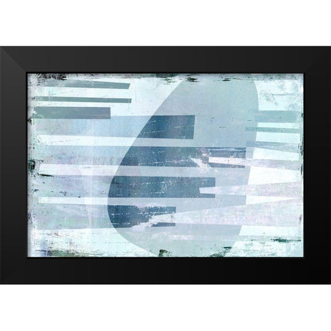 Joist Black Modern Wood Framed Art Print by Naskrent, Delores