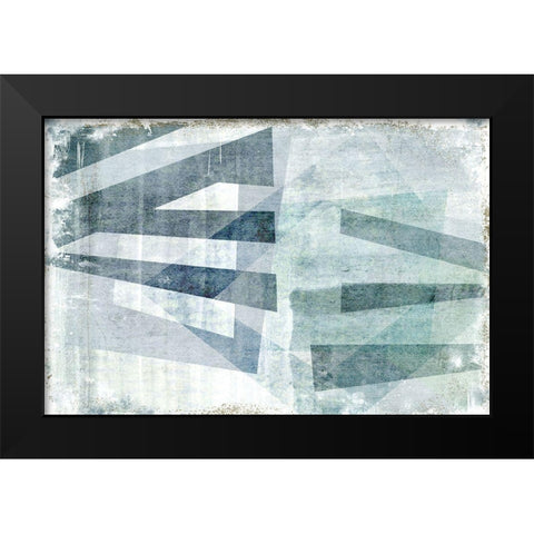 Sill Plate Black Modern Wood Framed Art Print by Naskrent, Delores