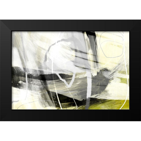 Shout it Out Black Modern Wood Framed Art Print by Naskrent, Delores