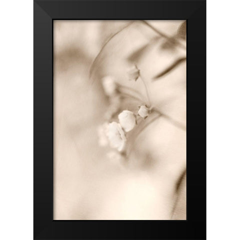 Softly Black Modern Wood Framed Art Print by Stalus, Judy