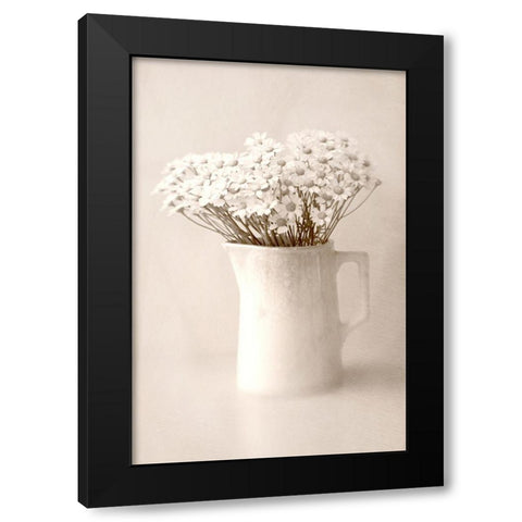 Jug of Daisies Black Modern Wood Framed Art Print by Stalus, Judy