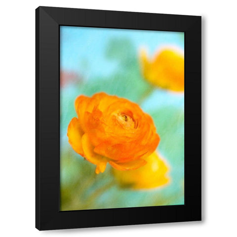 Bright Black Modern Wood Framed Art Print by Stalus, Judy