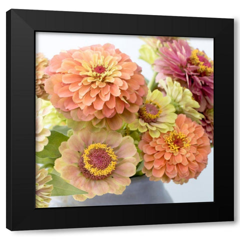 Summer Black Modern Wood Framed Art Print with Double Matting by Stalus, Judy