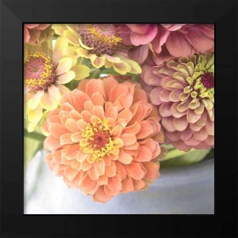 Creamsickle Black Modern Wood Framed Art Print by Stalus, Judy