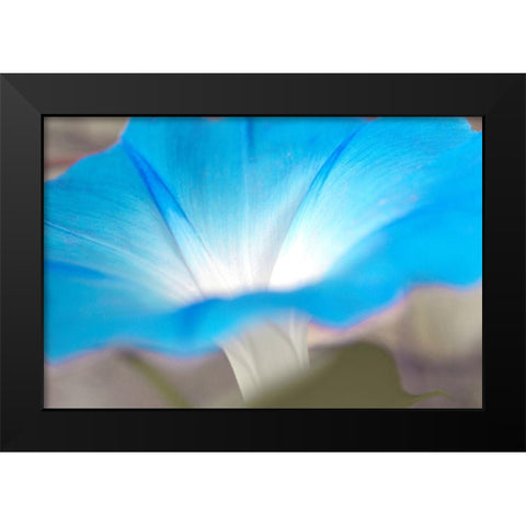 blue Black Modern Wood Framed Art Print by Stalus, Judy