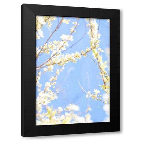 Blue Day Black Modern Wood Framed Art Print by Stalus, Judy