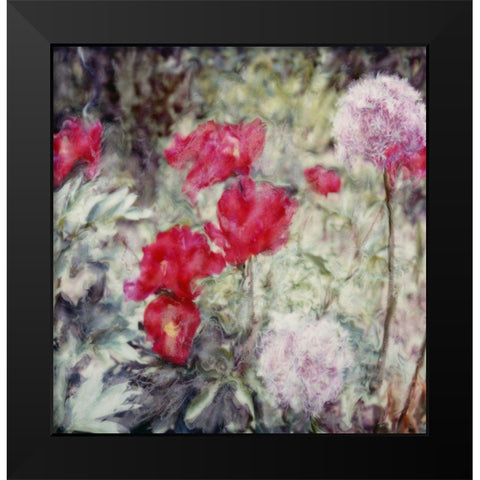 Garden Black Modern Wood Framed Art Print by Stalus, Judy