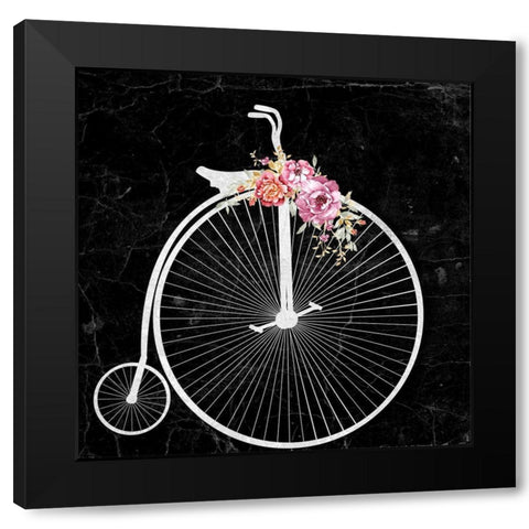 Floral Ride I Black Modern Wood Framed Art Print by Smith, Karen