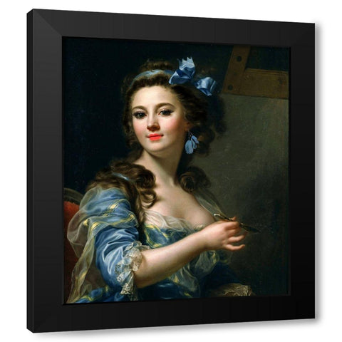 Classic Floozy II Black Modern Wood Framed Art Print by Smith, Karen