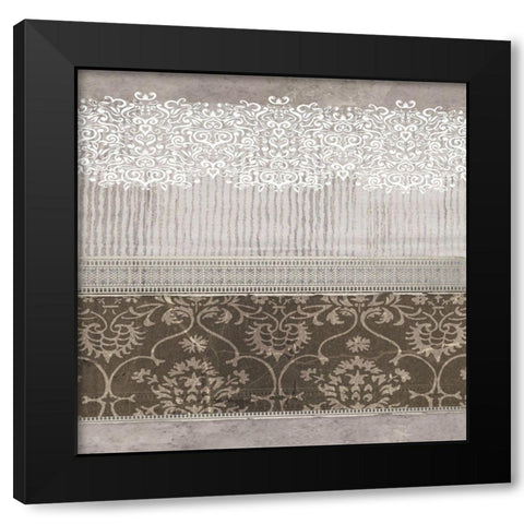 Ornate Blend II Black Modern Wood Framed Art Print by Smith, Karen