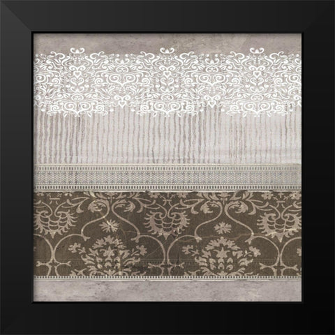 Ornate Blend II Black Modern Wood Framed Art Print by Smith, Karen