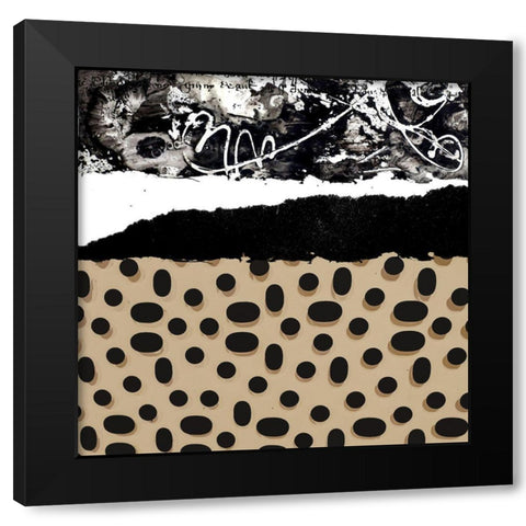 Converse I Black Modern Wood Framed Art Print by Smith, Karen