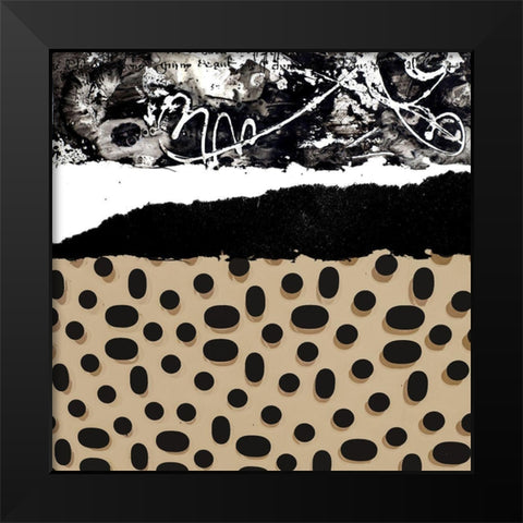 Converse I Black Modern Wood Framed Art Print by Smith, Karen