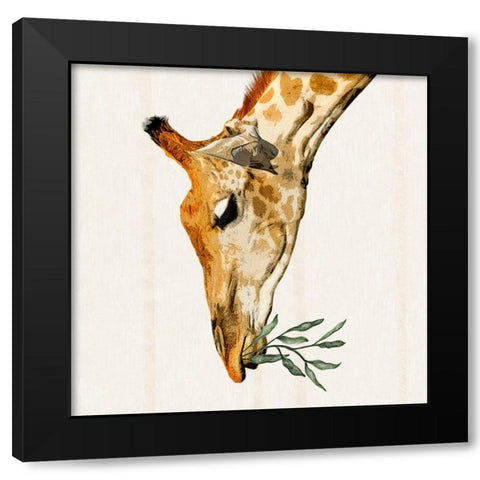 Big G II Black Modern Wood Framed Art Print with Double Matting by Smith, Karen