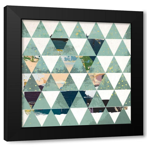 Dimension I Black Modern Wood Framed Art Print with Double Matting by Smith, Karen