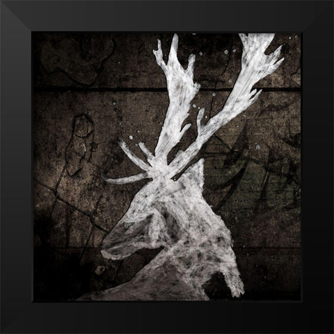 Wild One I Black Modern Wood Framed Art Print by Smith, Karen