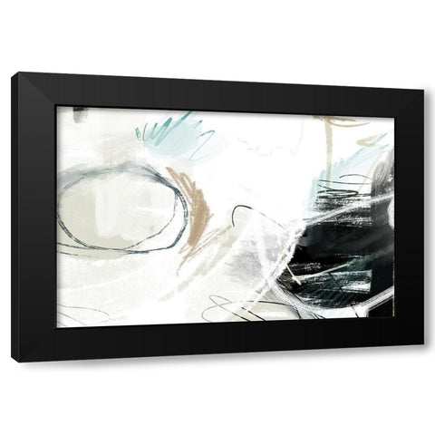 Alcazar Black Modern Wood Framed Art Print with Double Matting by Naskrent, Delores