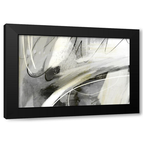 Speak to Me Black Modern Wood Framed Art Print with Double Matting by Naskrent, Delores