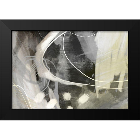 Allegedly Black Modern Wood Framed Art Print by Naskrent, Delores