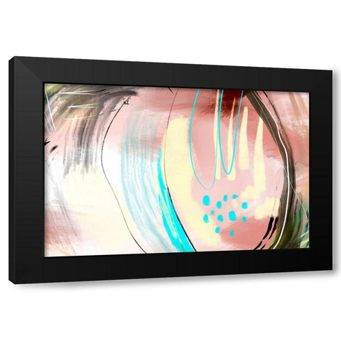 Articulate Black Modern Wood Framed Art Print with Double Matting by Naskrent, Delores