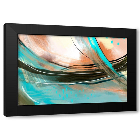 Pronounce Black Modern Wood Framed Art Print by Naskrent, Delores