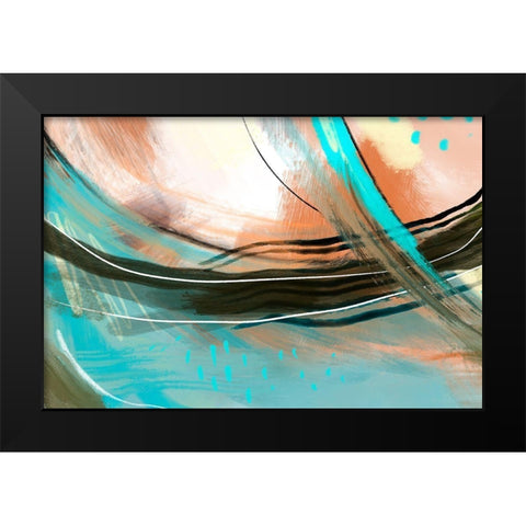 Pronounce Black Modern Wood Framed Art Print by Naskrent, Delores