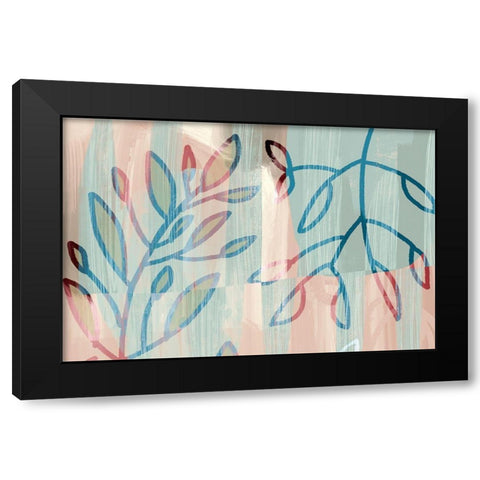 Rhoda Black Modern Wood Framed Art Print with Double Matting by Naskrent, Delores